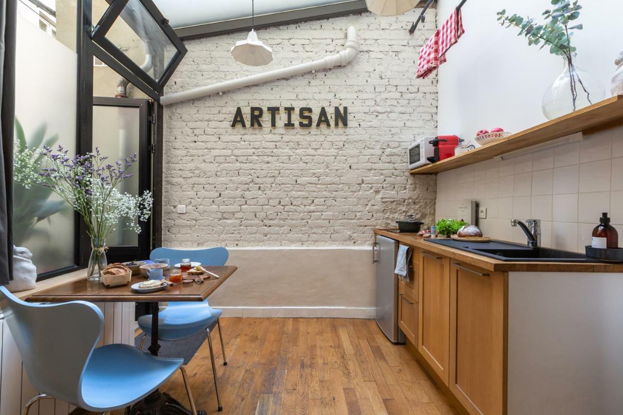 Ferienwohnung Artisan Lofts Near Marais Paris Exterior foto